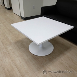 Modern White Coffee Table 32"